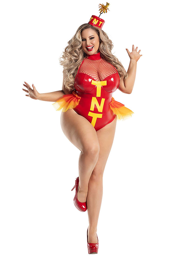 Women's Plus Size Dynamite Costume