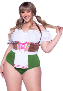 Sexy Plus Size Flirty Fraulein Women's Costume