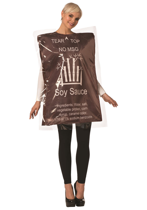 Women's Soy Sauce Packet Costume