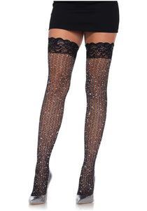 Women's Sparkle Thigh Highs