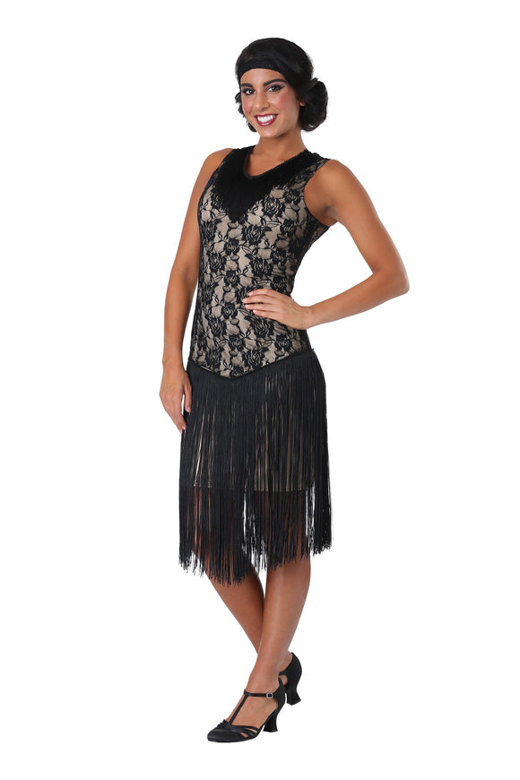 Speakeasy Flapper Plus Size Costume for Women 1X 2X