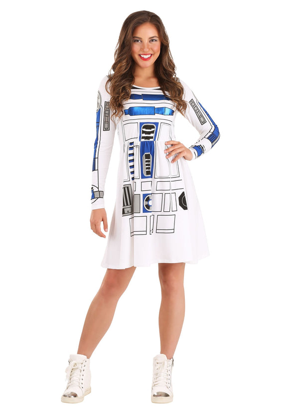 Star Wars I am R2D2 Skater Dress for Juniors Costume