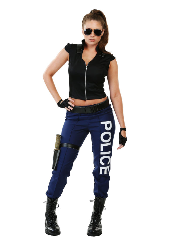Women's Tactical Police Plus Size Costume 1X 2X