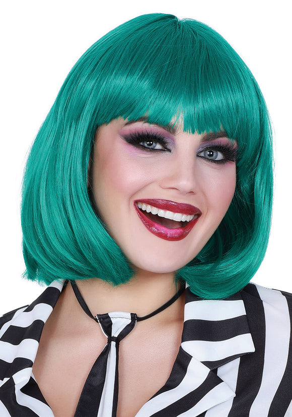 Teal Bob Wig for Women