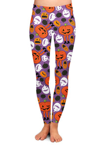 Two Left Feet's Women Attack of the Pumpkins Leggings