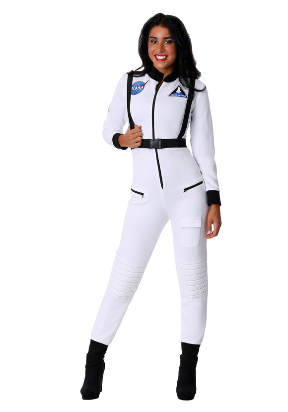 White Astronaut Women's Costume