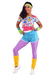 Work It Out 80s Costume for Women