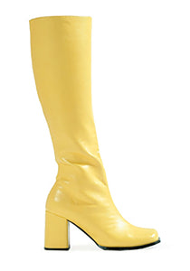 Yellow Gogo Boots