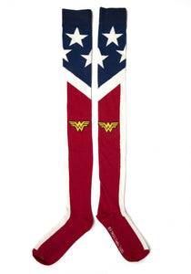 Suit Up Over The Knee Wonder Woman Socks