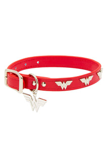 Wonder Woman Embellishments Pet Collar