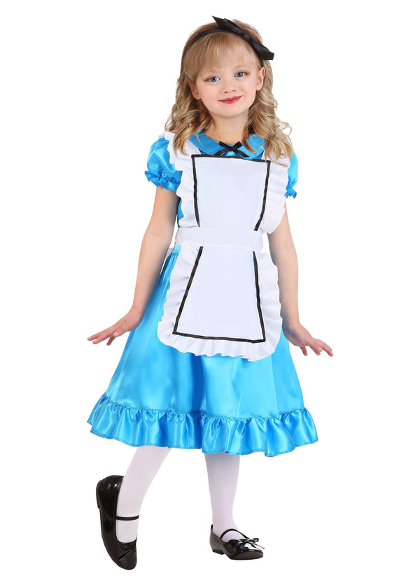 Girls Wonderful Alice Costume for Toddlers