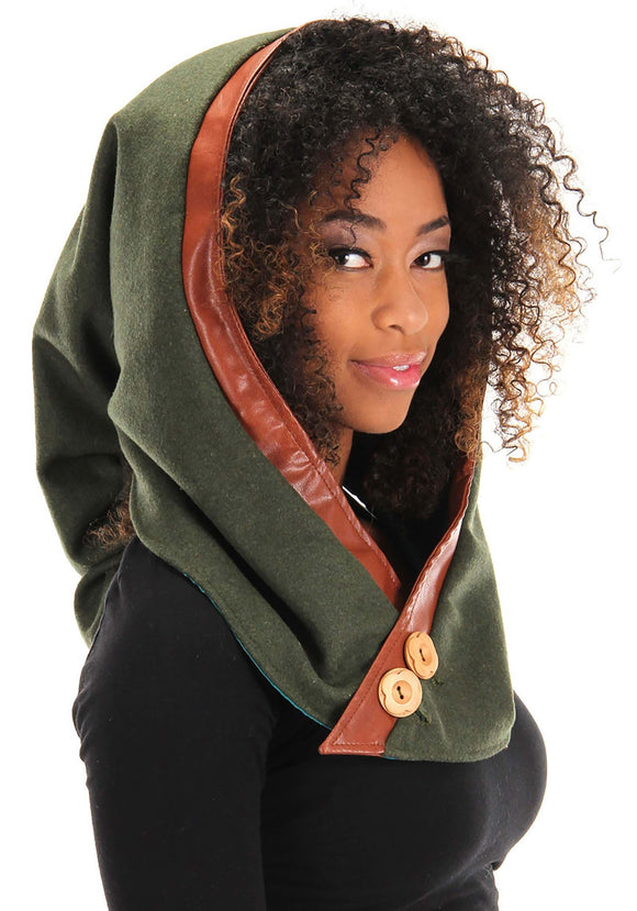 Woodland Plush Elf Hood