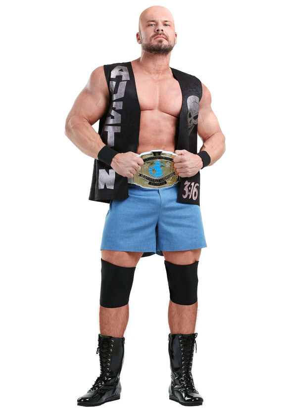 WWE Stone Cold Steve Austin Adult Plus Size Costume