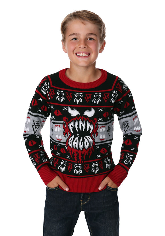 Kids WWE Finn Bálor Ugly Christmas Sweater