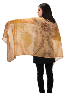 Ye Olde World Map | Lightweight Scarf