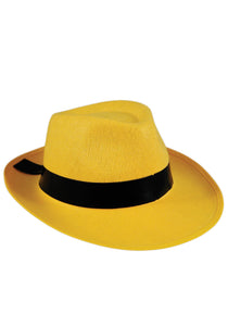 Adult Yellow Fedora Hat